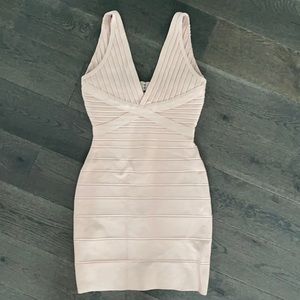 Herve Leger Nude Bandage dress size XS